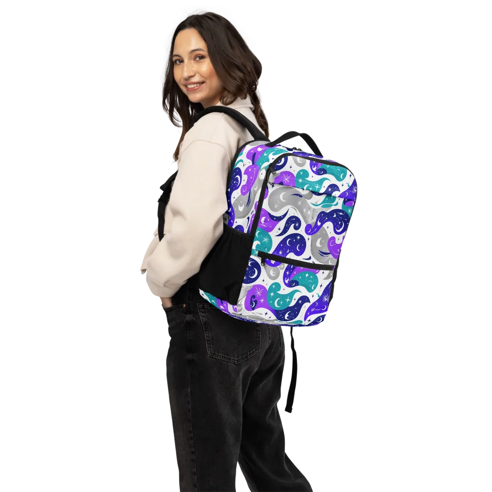 Astral Paisley on Utility Backpack — Back