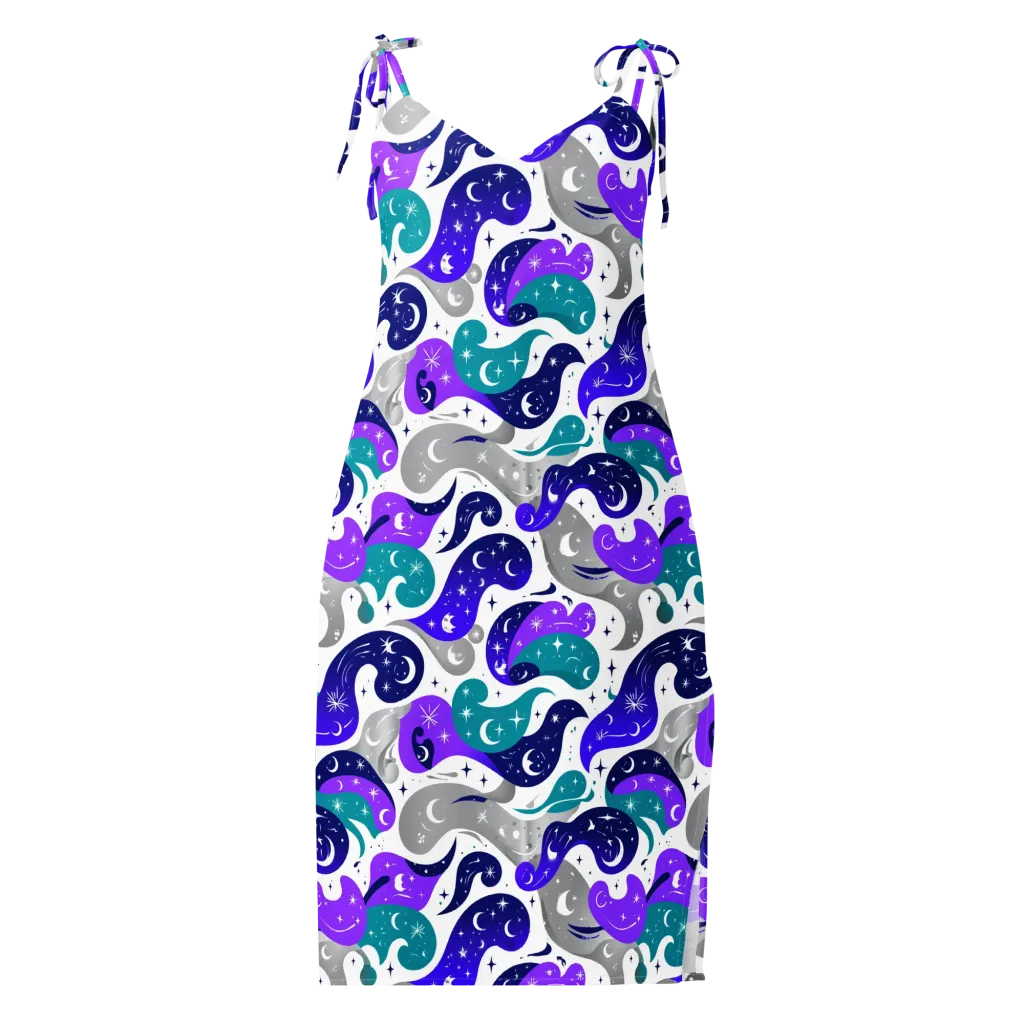Astral Paisley on Slip Dress — Front