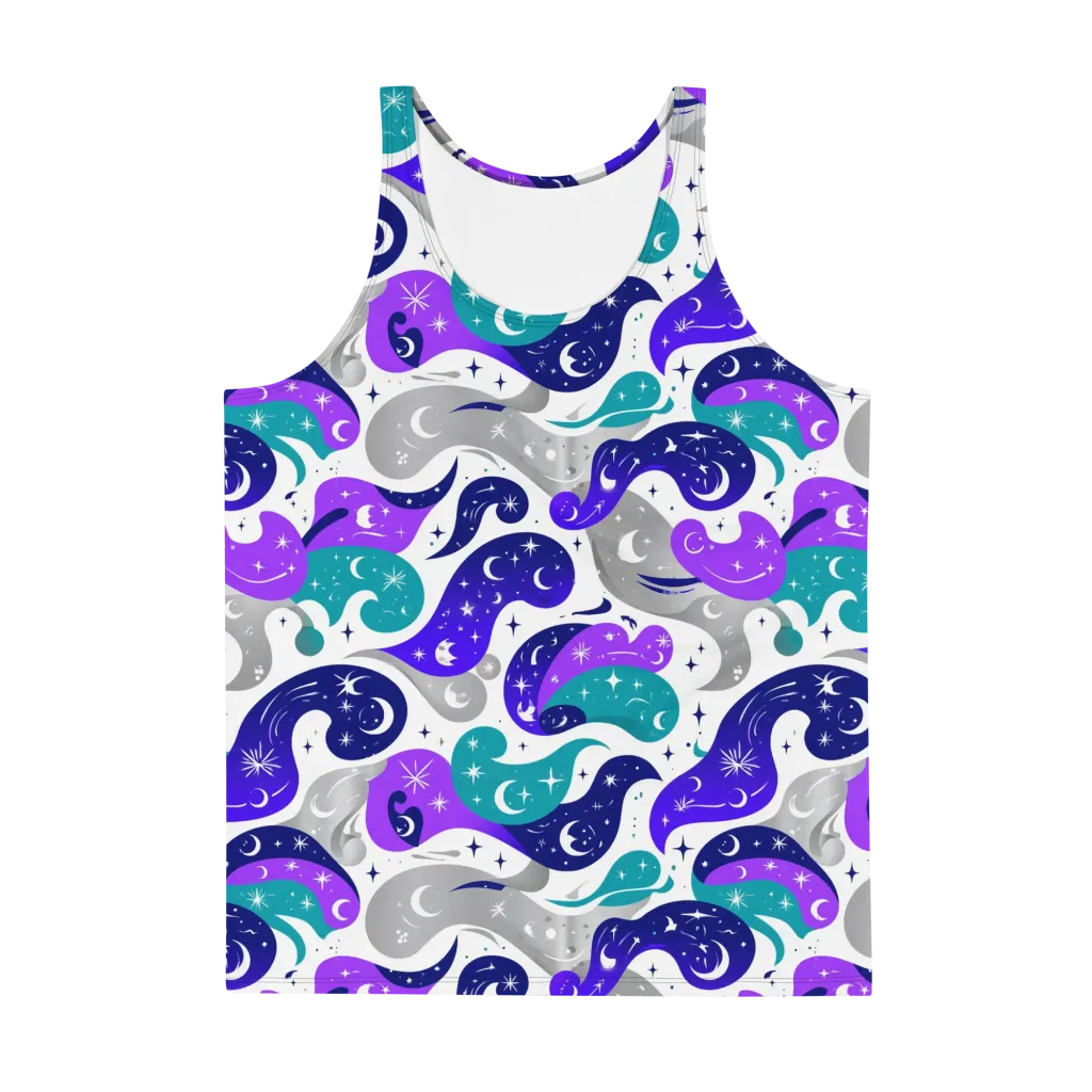 Astral Paisley on Men's Tank Top — Front