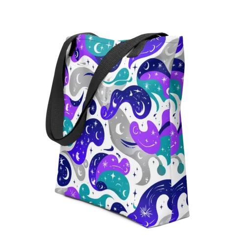 Astral Paisley on a Tote Bag