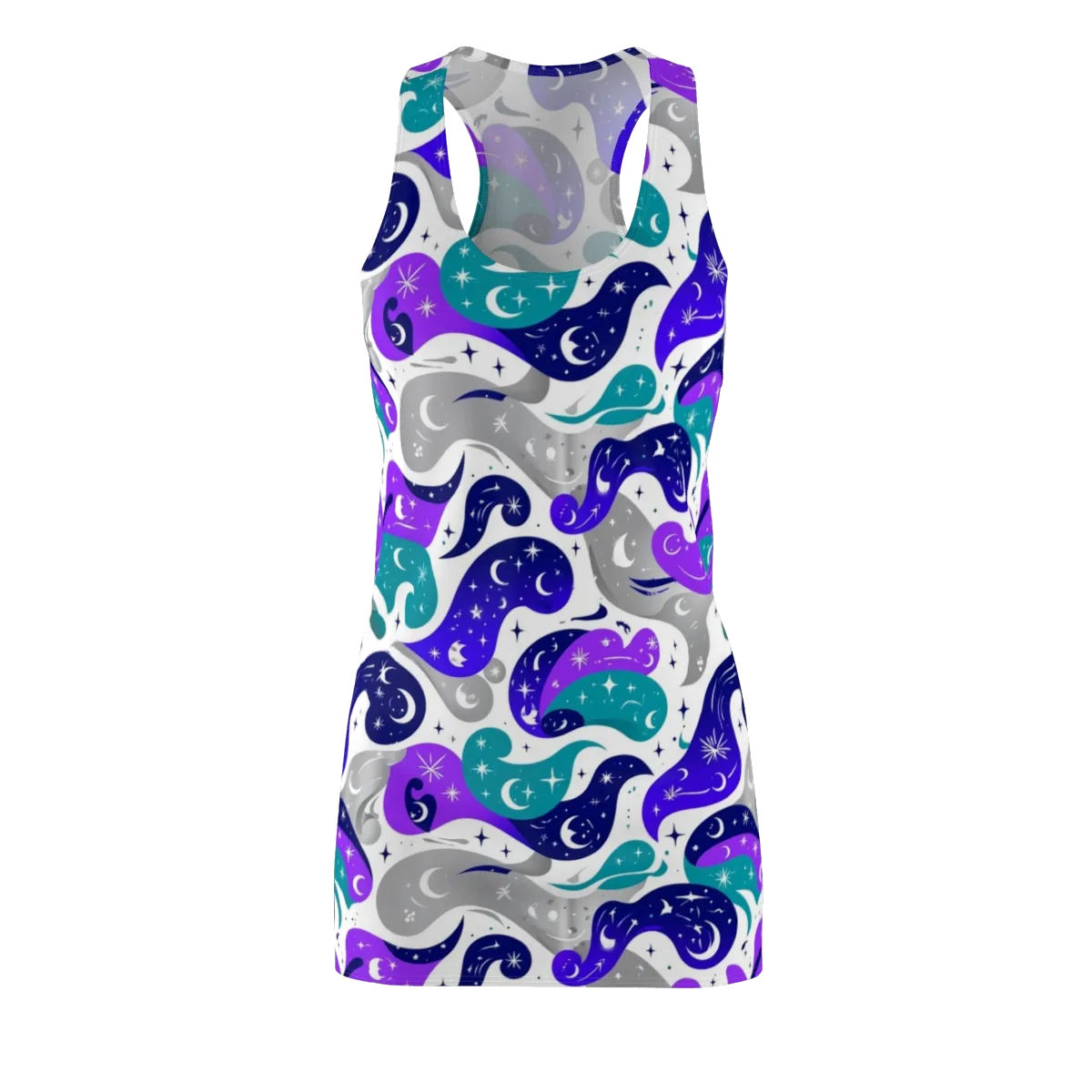 Astral Paisley on Racerback Dress — Front