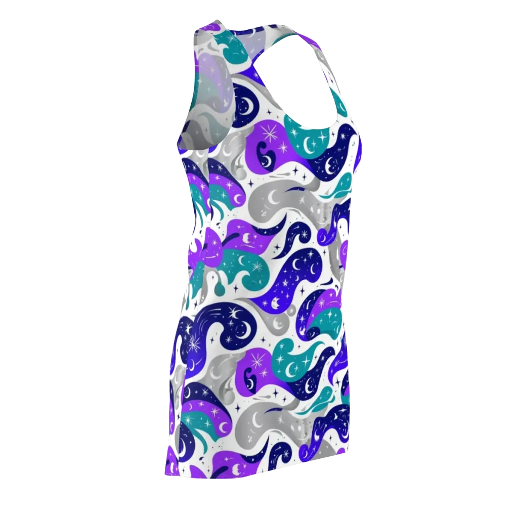 Astral Paisley on Racerback Dress — Front Side