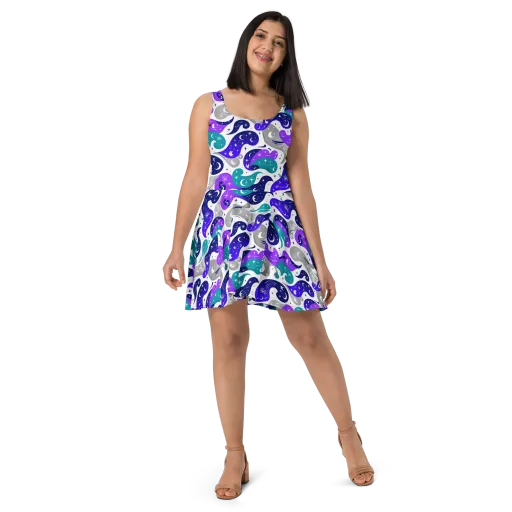 Astral Paisley on a Skater Dress