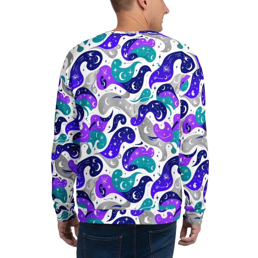 Astral Paisley on Sweatshirt — Back