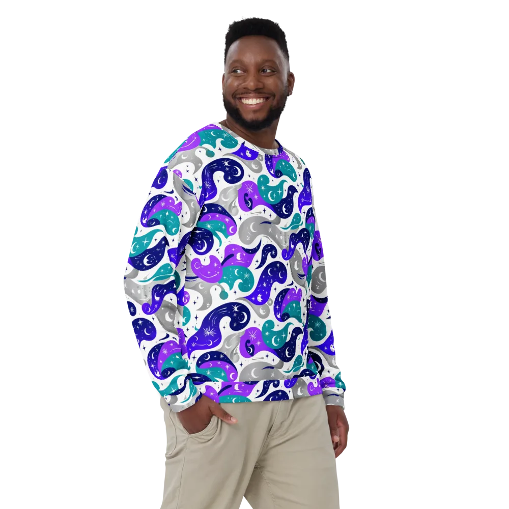 Astral Paisley on Sweatshirt — Front