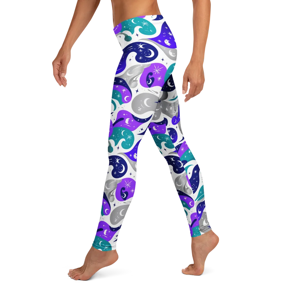 Astral Paisley on Leggings — Left