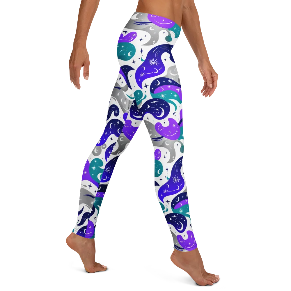 Astral Paisley on Leggings — Right