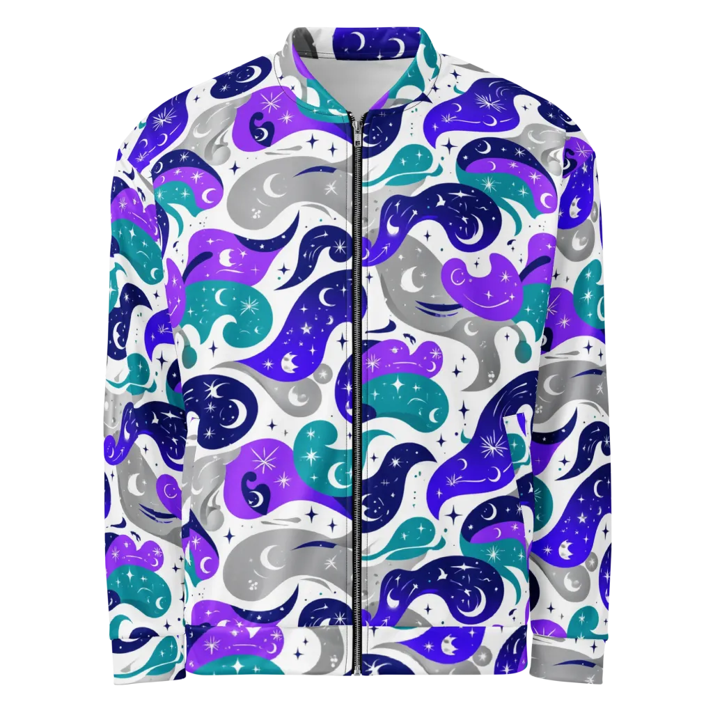 Astral Paisley on Bomber Jacket — Front