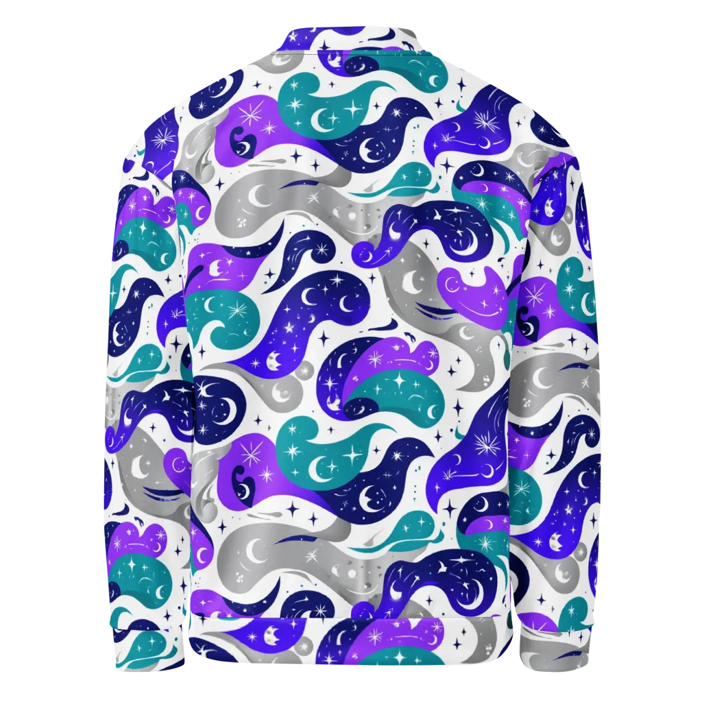 Astral Paisley on Bomber Jacket — Back