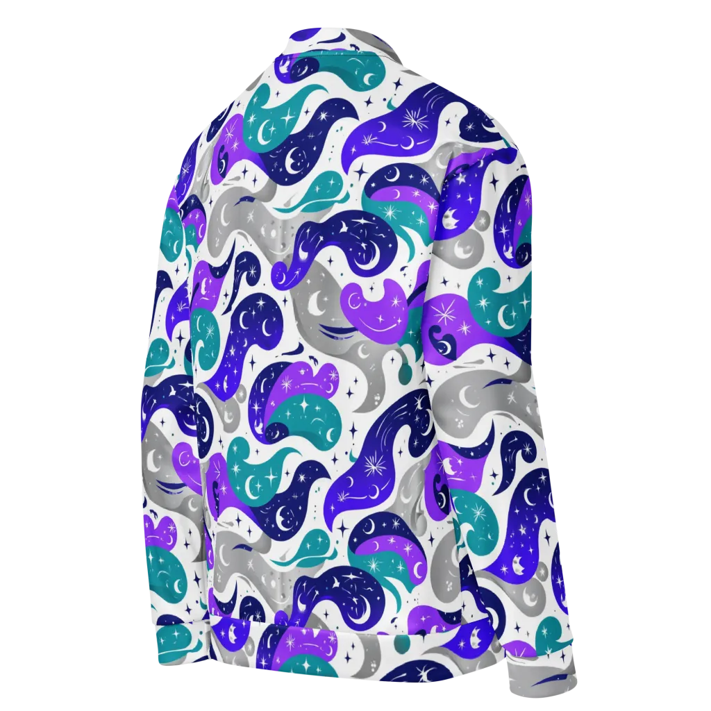 Astral Paisley on Bomber Jacket — Right Back