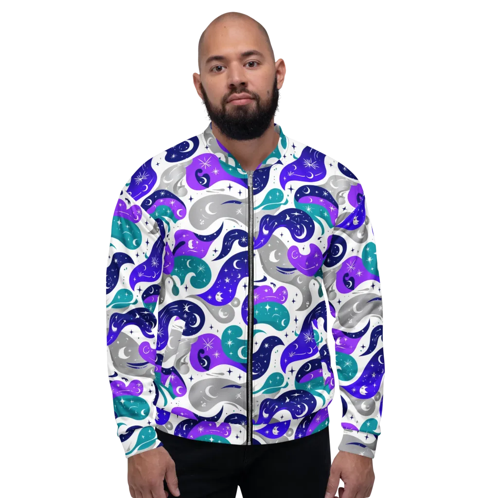 Astral Paisley on Bomber Jacket — Front