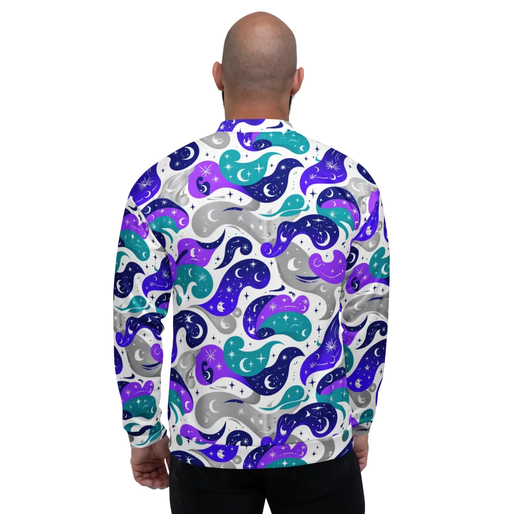 Astral Paisley on Bomber Jacket — Back