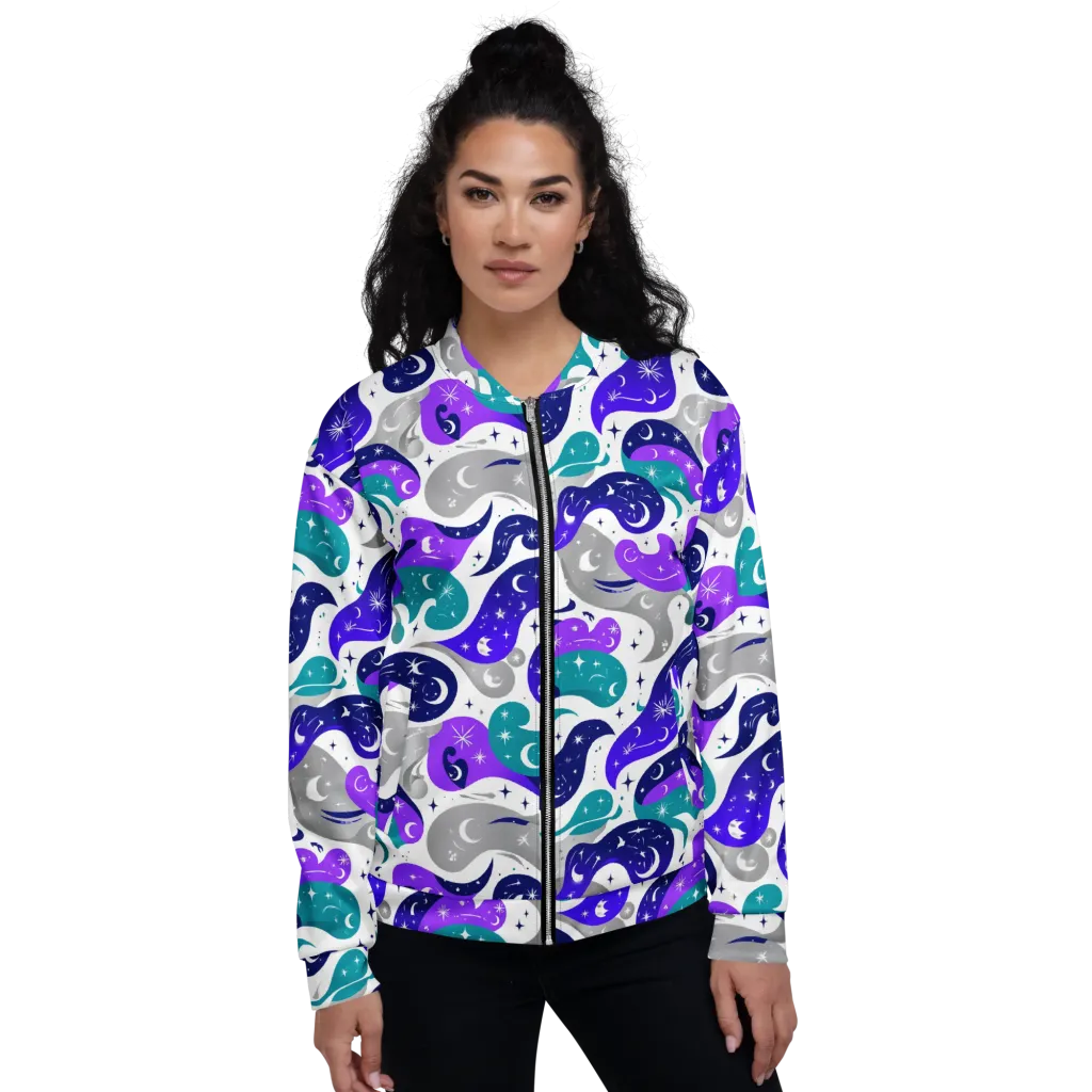 Astral Paisley on Bomber Jacket — Front