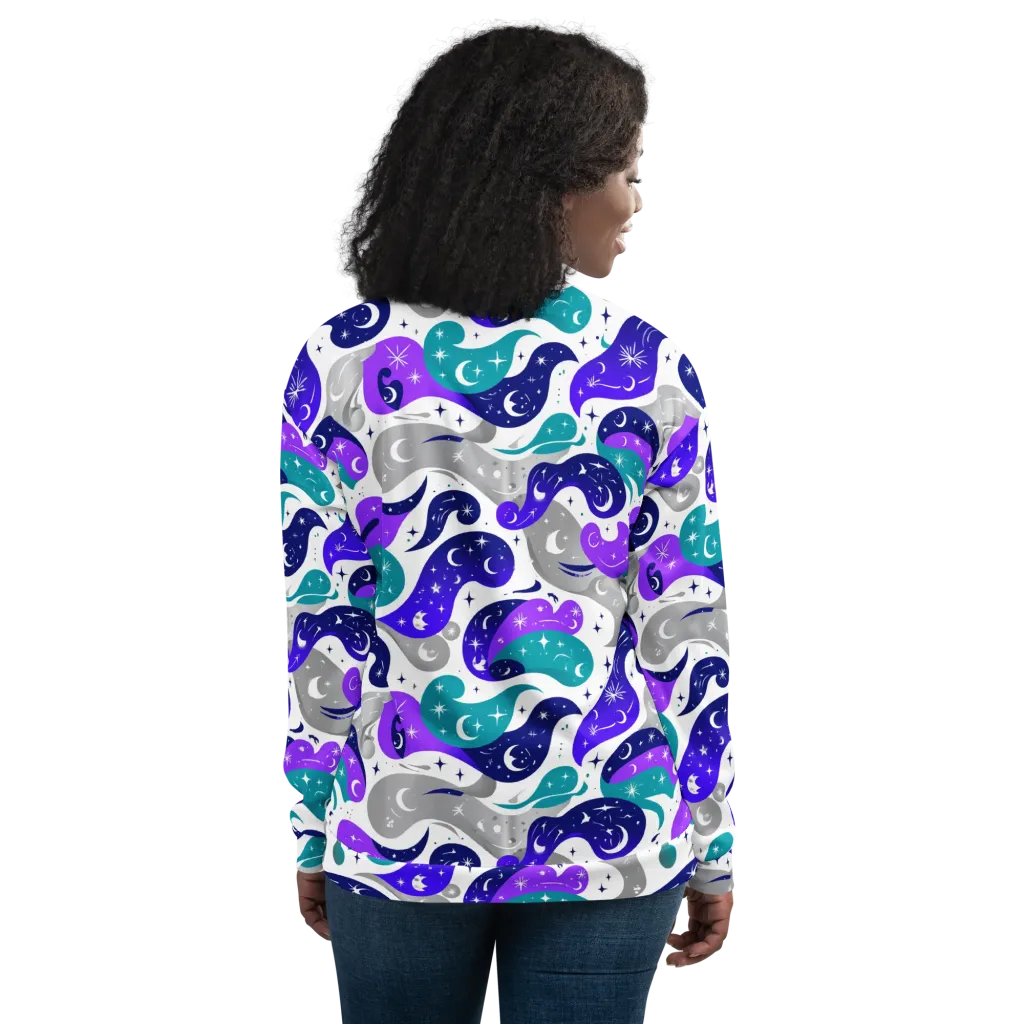 Astral Paisley on Bomber Jacket — Back