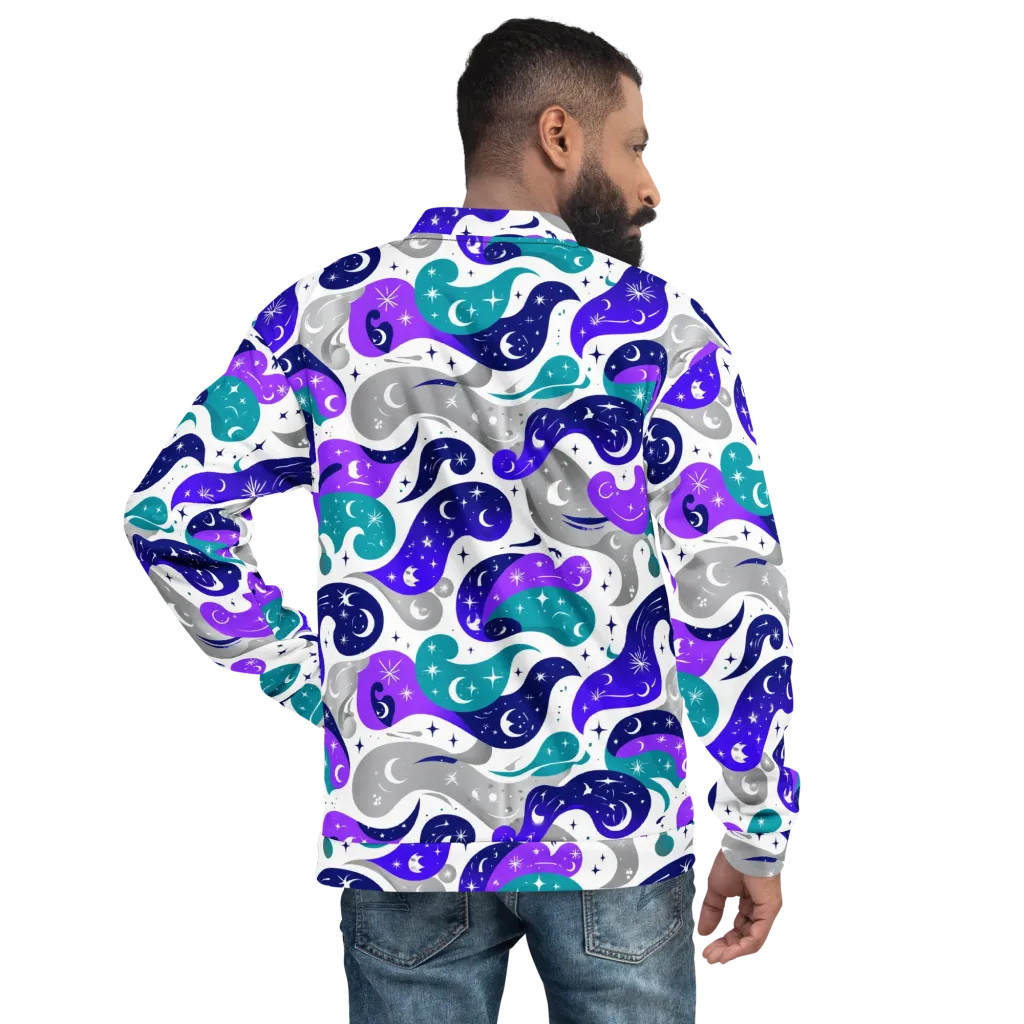 Astral Paisley on Bomber Jacket — Back