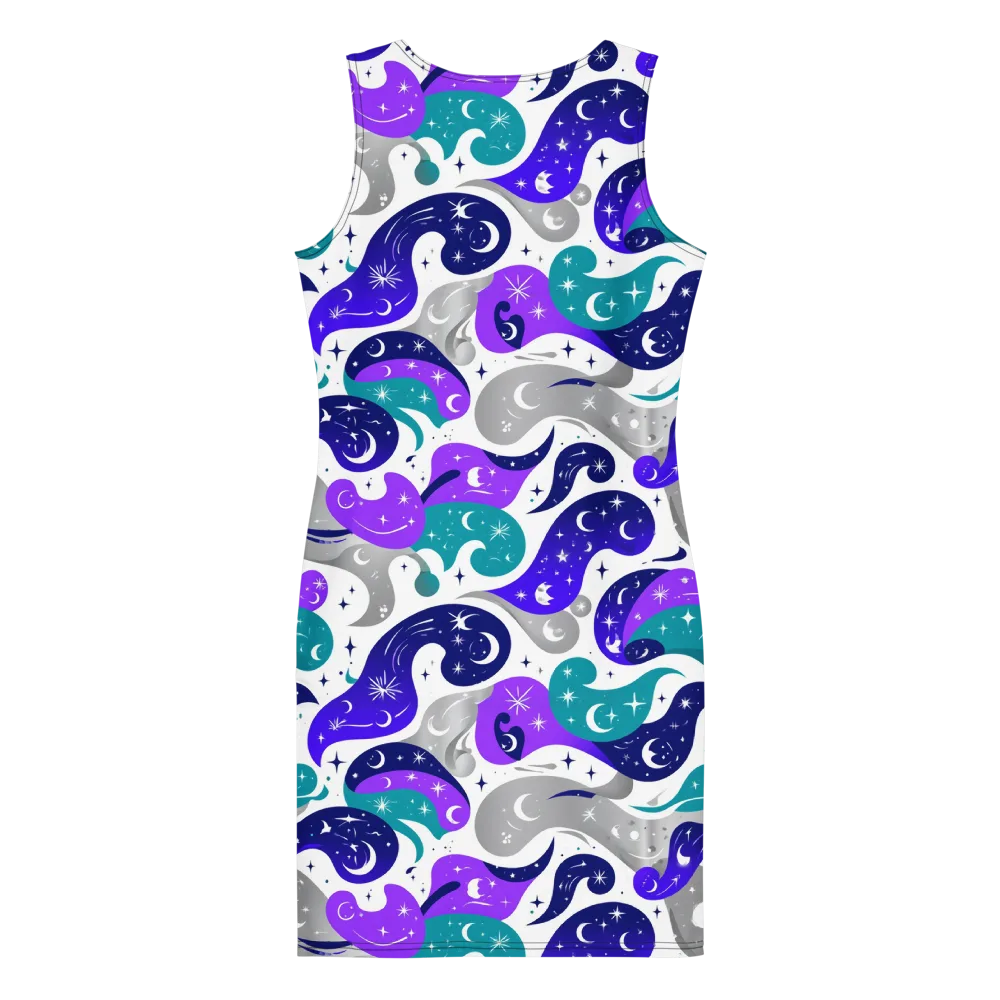 Astral Paisley on Bodycon Dress — Back