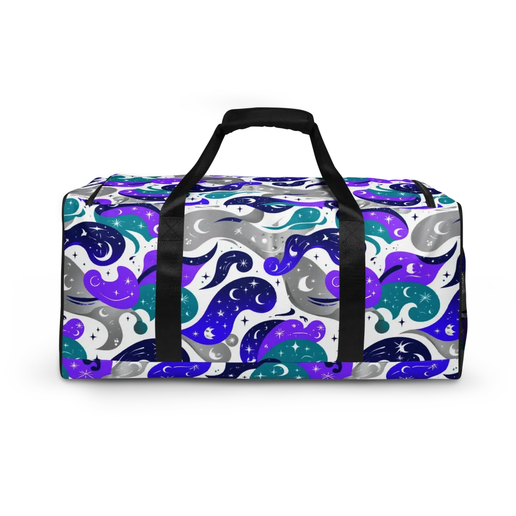 Astral Paisley on Duffle Bag — Back