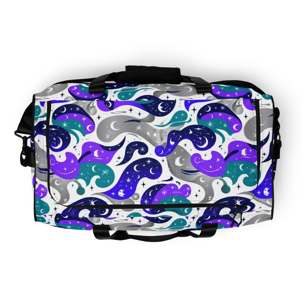 Astral Paisley on Duffle Bag — Top