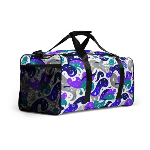 Astral Paisley on a Duffle Bag