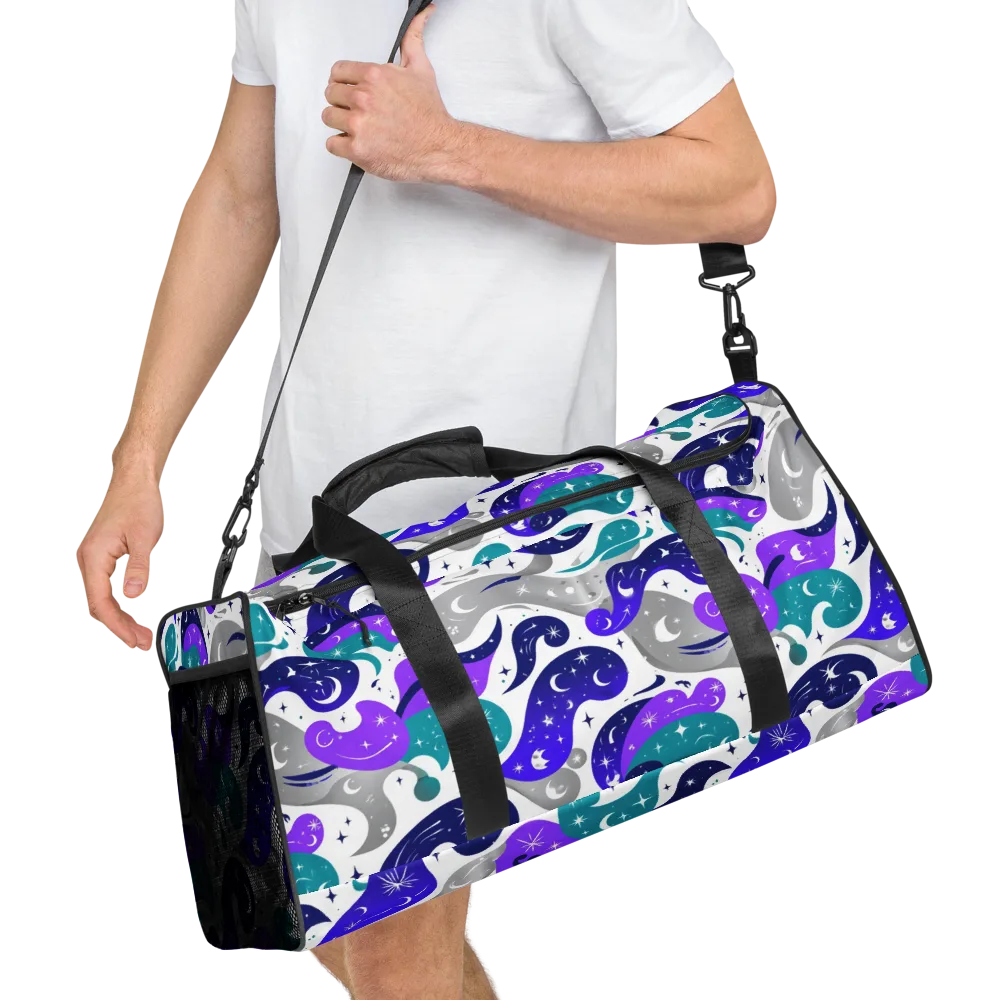Astral Paisley on Duffle Bag — Right Front