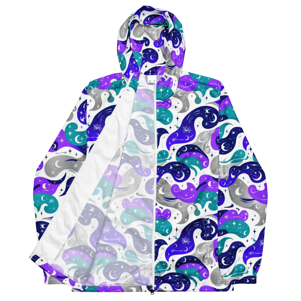 Astral Paisley on Men's Windbreaker — Front
