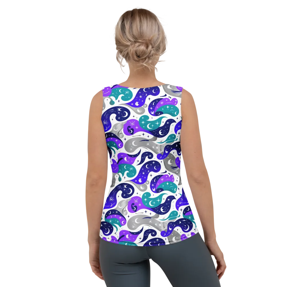 Astral Paisley on Women's Tank Top — Back
