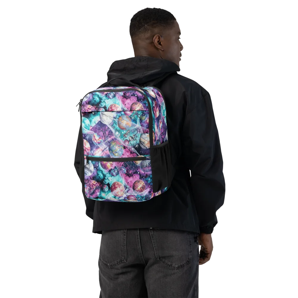 Celestial Menagerie on Utility Backpack — Back