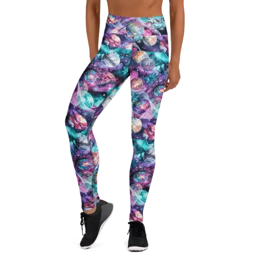 Celestial Menagerie on a Yoga Leggings