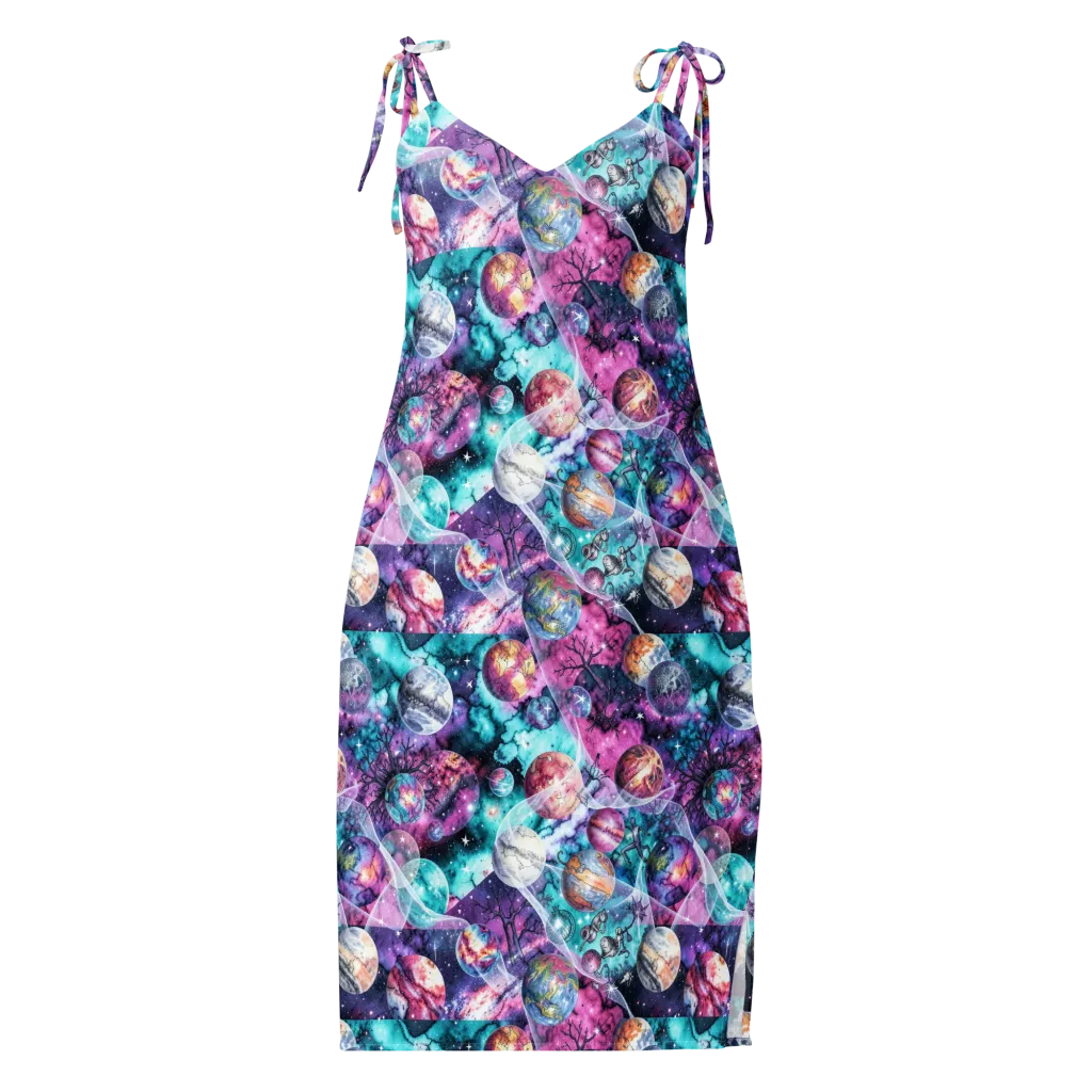 Celestial Menagerie on Slip Dress — Front