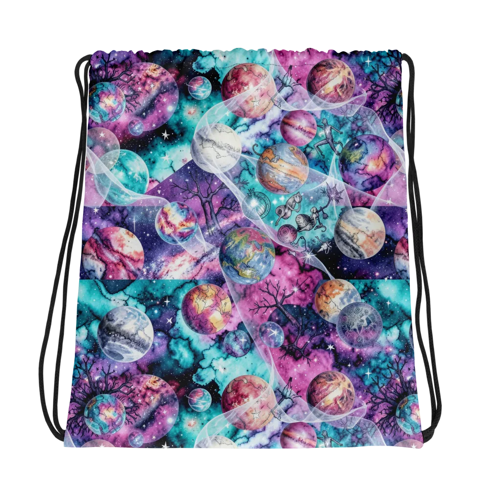 Celestial Menagerie on Drawstring Bag — Photo