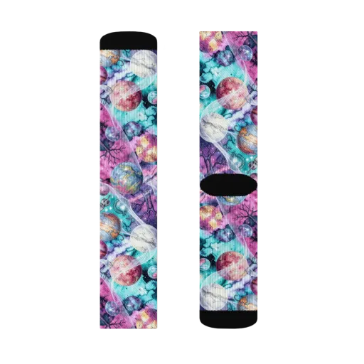 Celestial Menagerie on a Socks