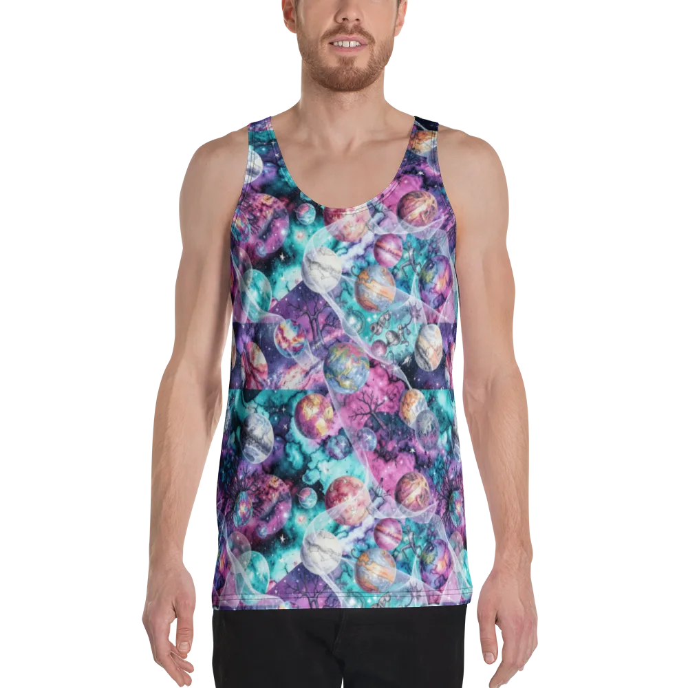 Celestial Menagerie on Men's Tank Top — Front