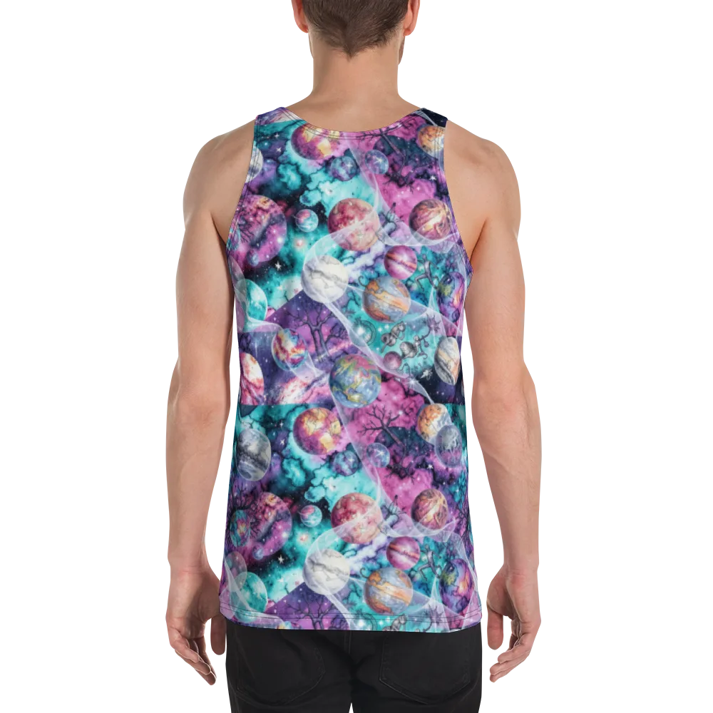 Celestial Menagerie on Men's Tank Top — Back