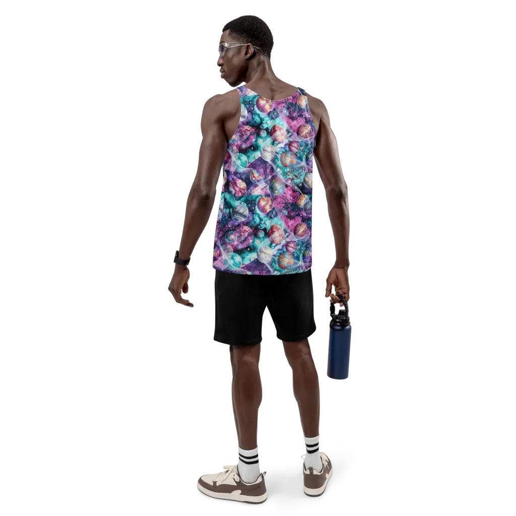 Celestial Menagerie on Men's Tank Top — Back