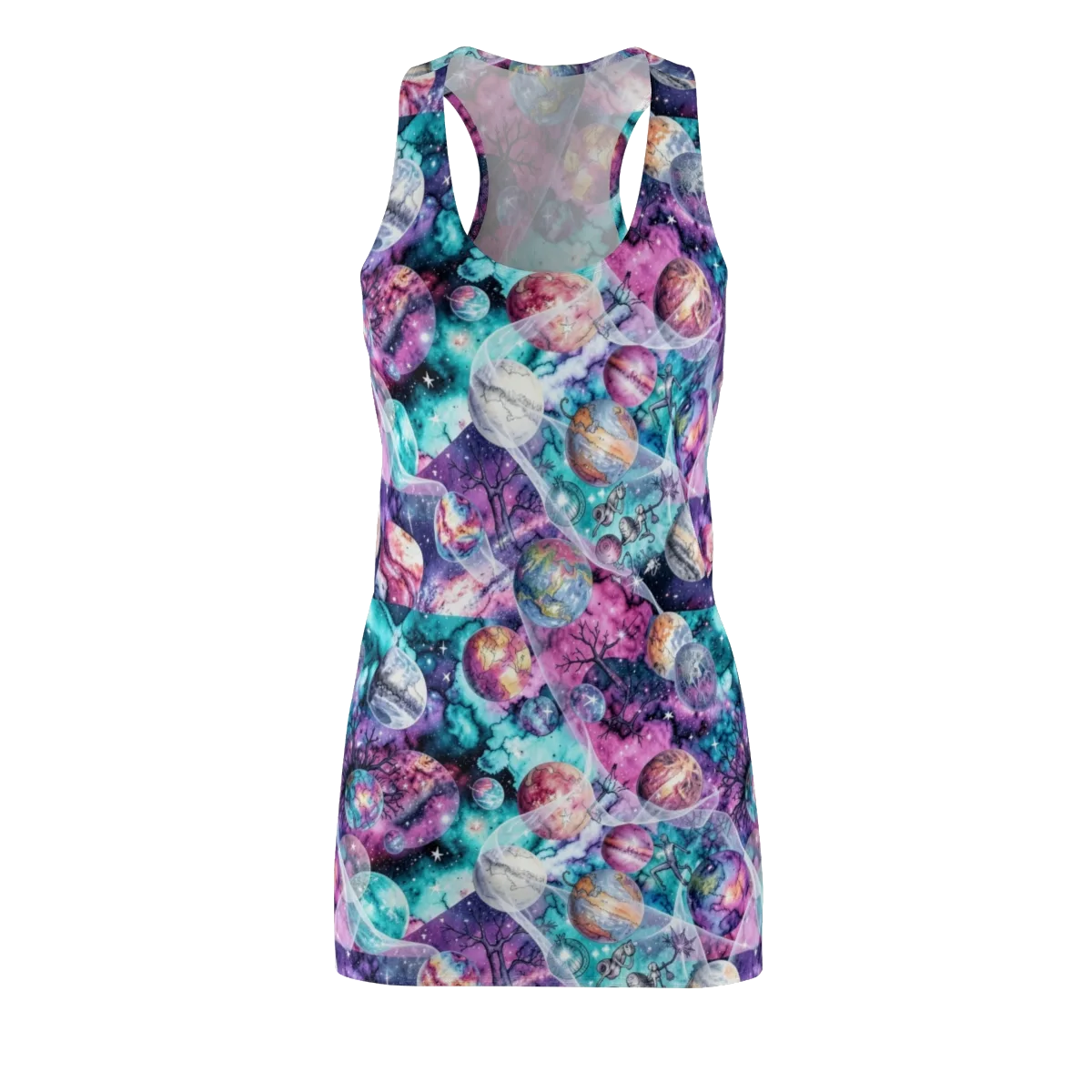 Celestial Menagerie on Racerback Dress — Front