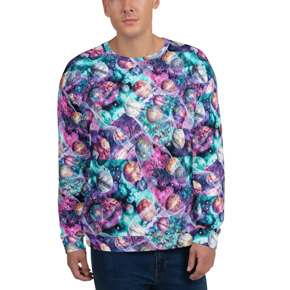 Celestial Menagerie on Sweatshirt — Front