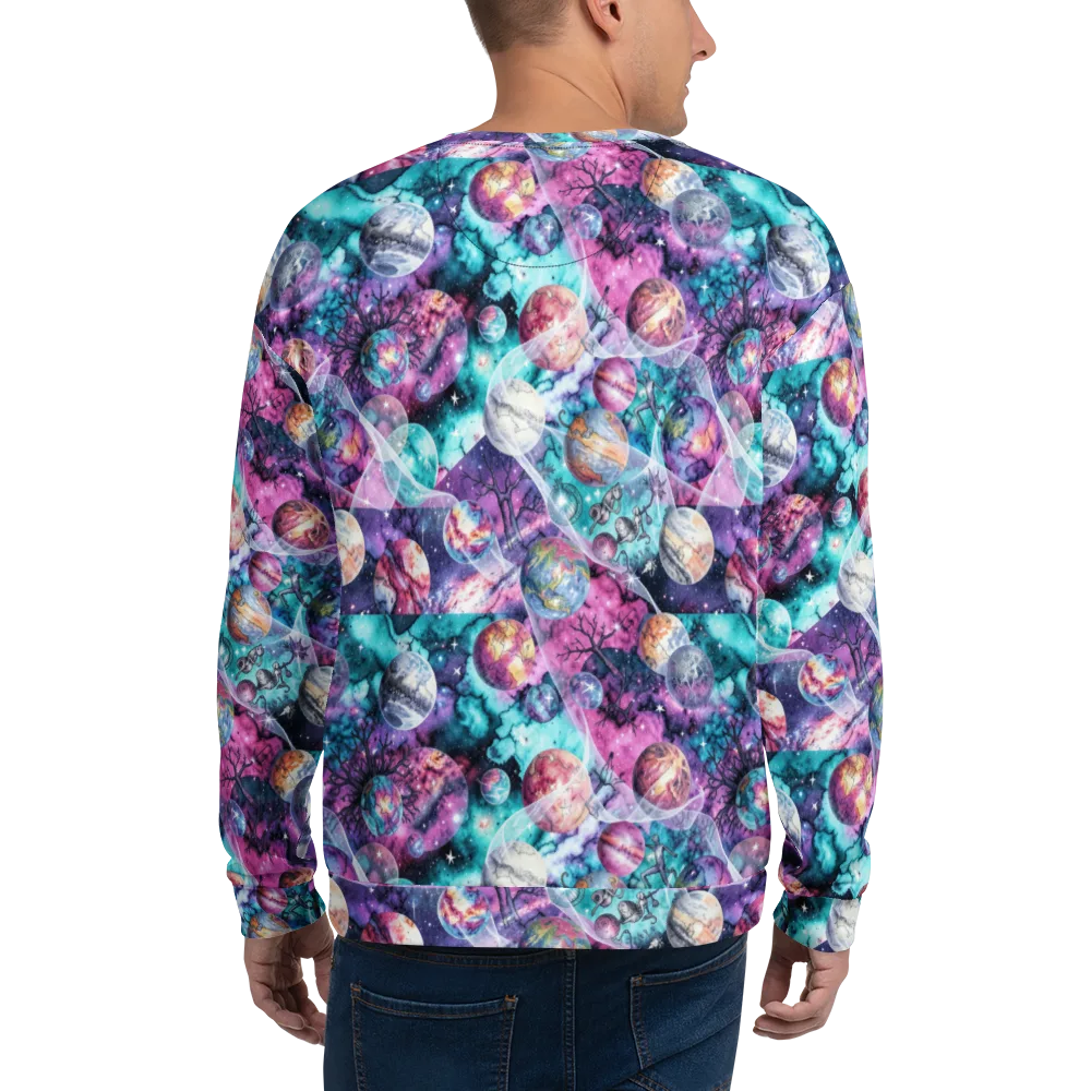 Celestial Menagerie on Sweatshirt — Back