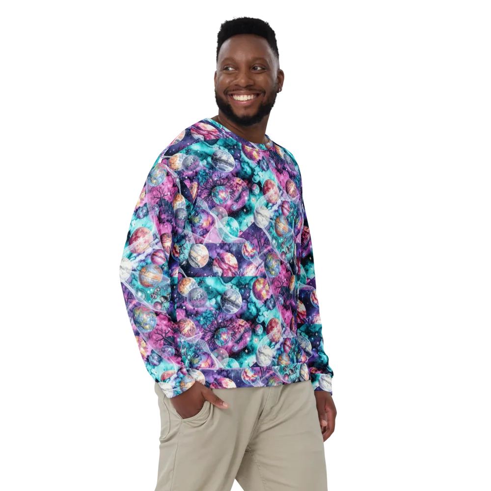 Celestial Menagerie on Sweatshirt — Front