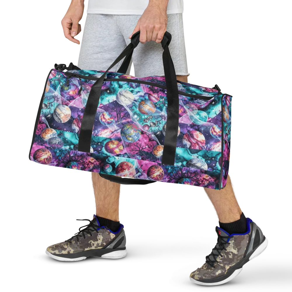 Celestial Menagerie on Duffle Bag — Front