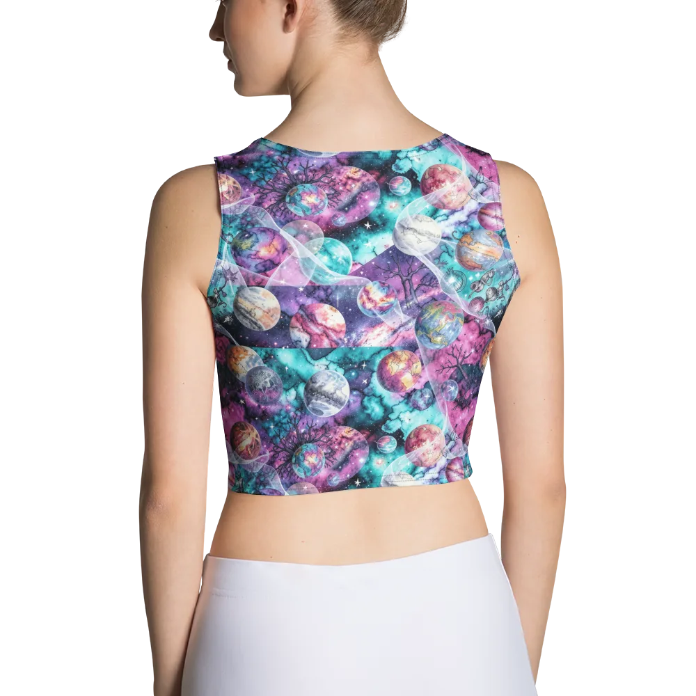 Celestial Menagerie on Crop Top — Back