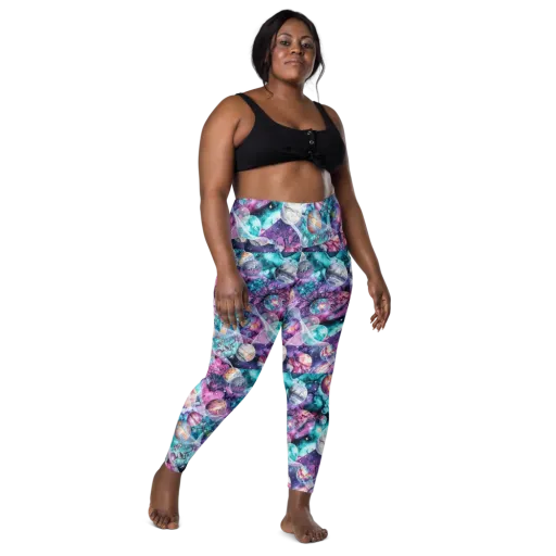 Celestial Menagerie on a Leggings with Pockets