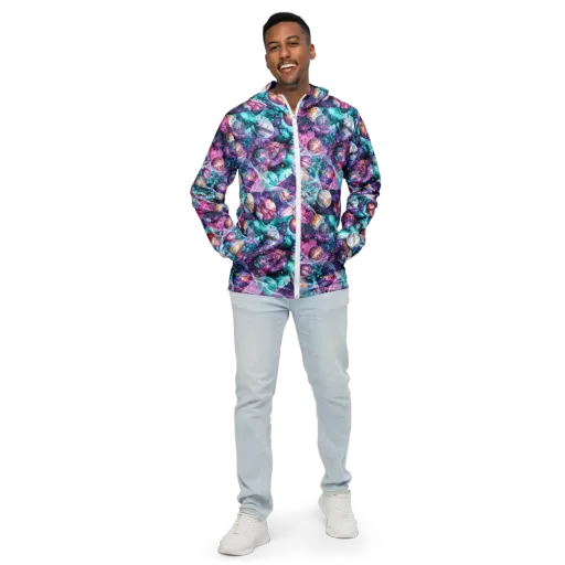 Celestial Menagerie on a Men's Windbreaker