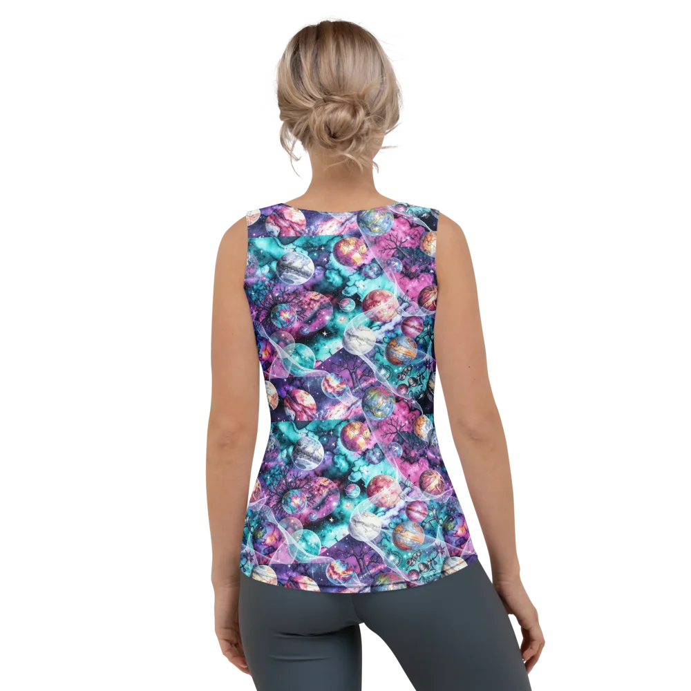 Celestial Menagerie on Women's Tank Top — Back