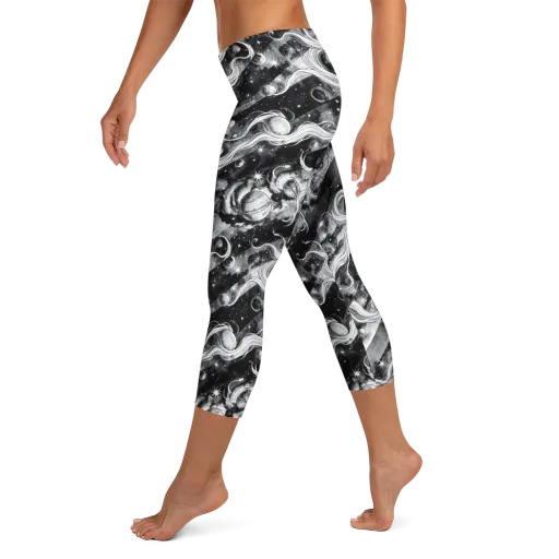 Starlit Sash on a Capri Leggings