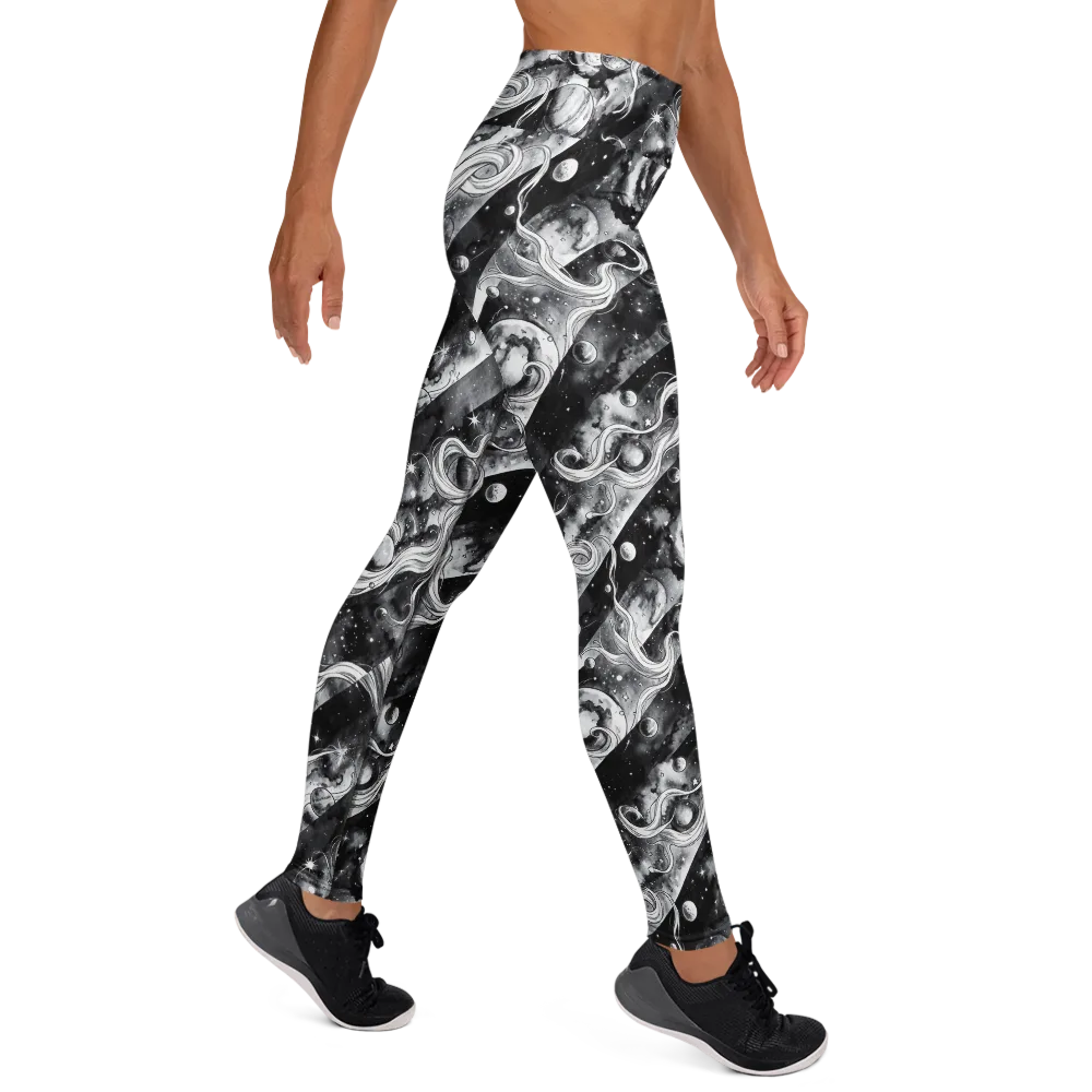 Starlit Sash on Yoga Leggings — Right