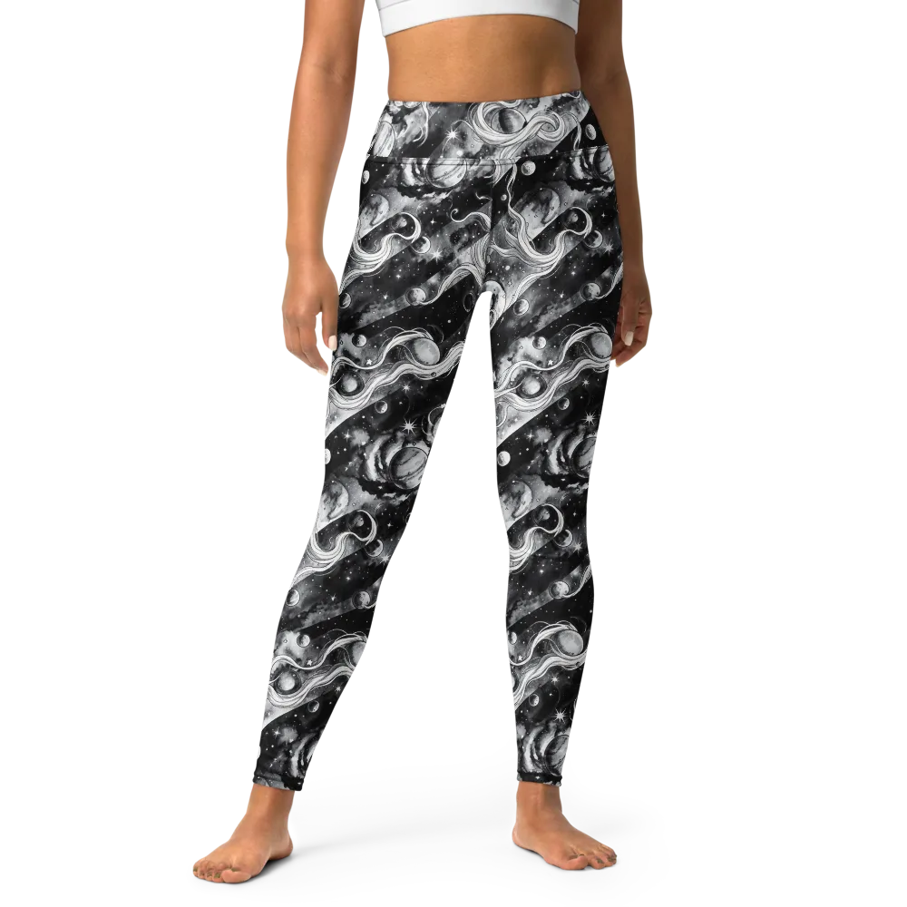 Starlit Sash on Yoga Leggings — Front