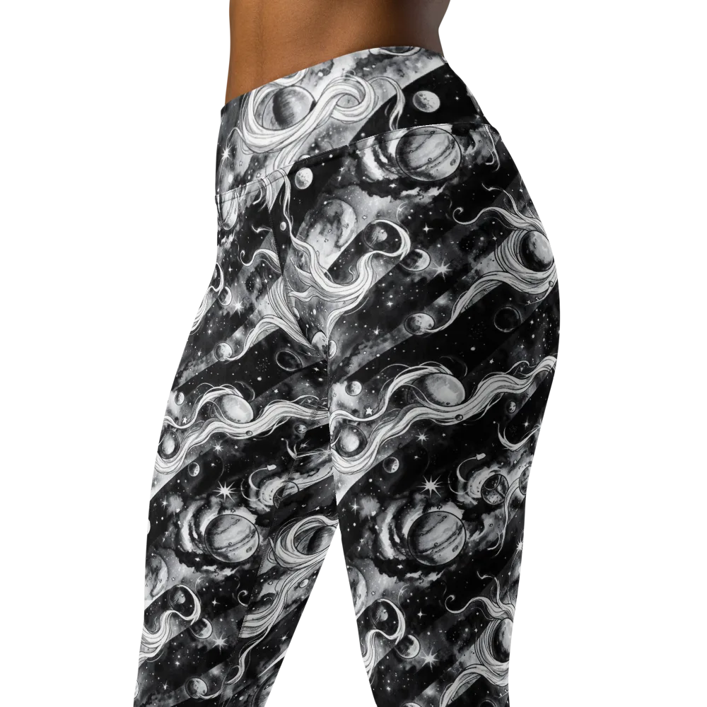 Starlit Sash on Yoga Leggings — Left Front