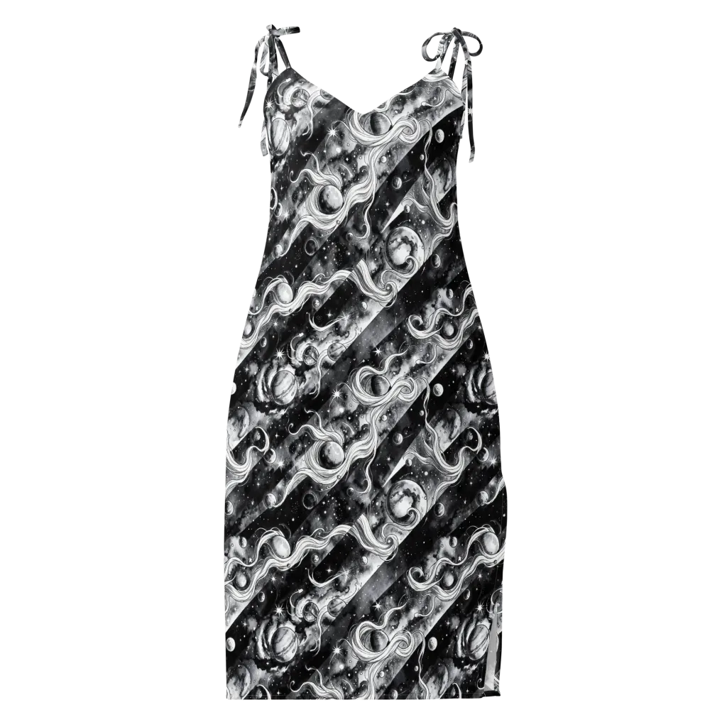 Starlit Sash on Slip Dress — Front