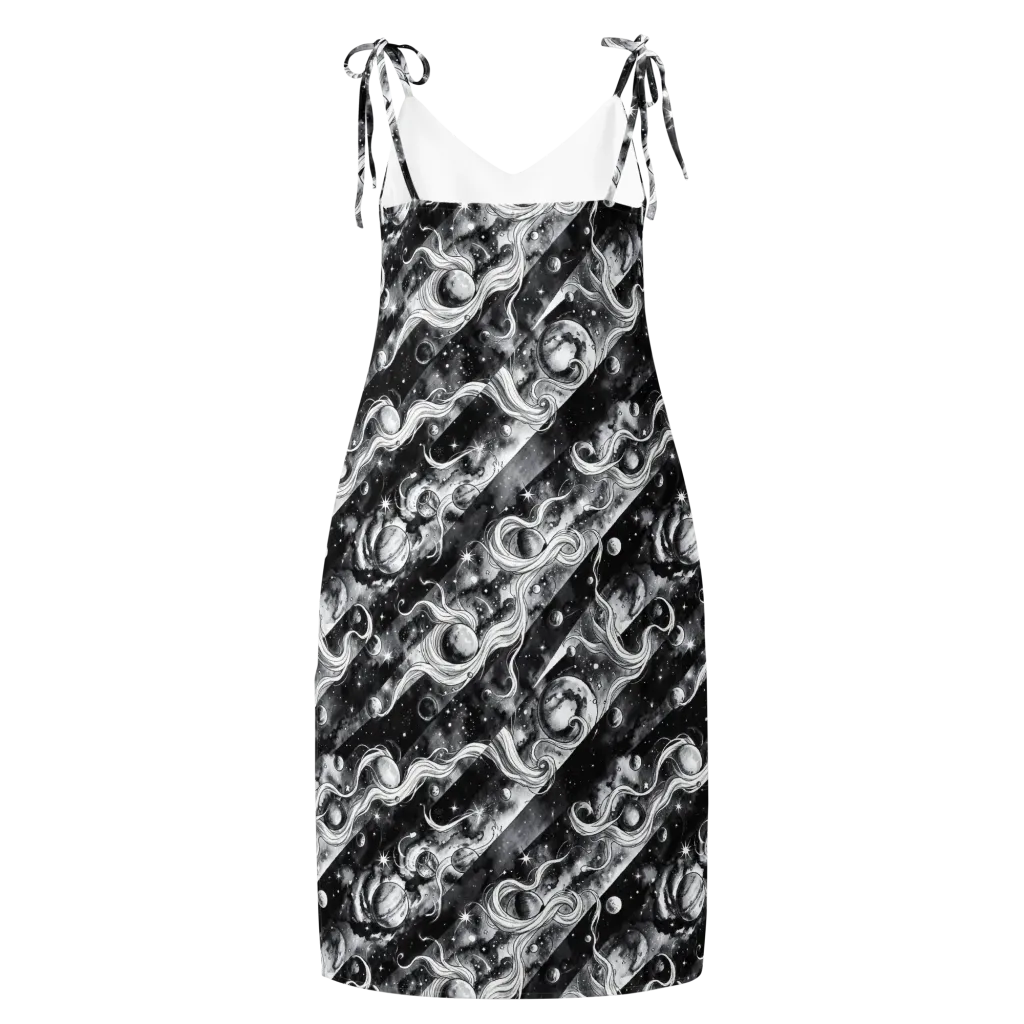 Starlit Sash on Slip Dress — Back