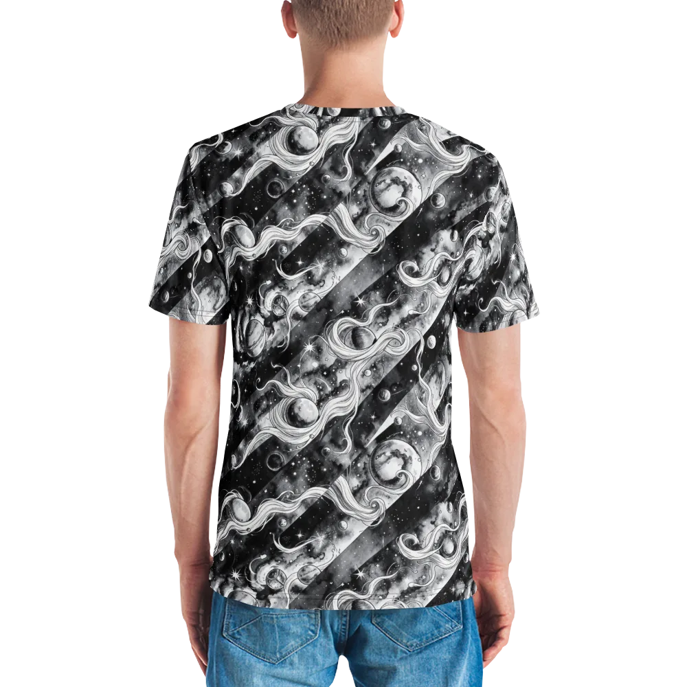 Starlit Sash on Men's Crew Neck T-Shirt — Back
